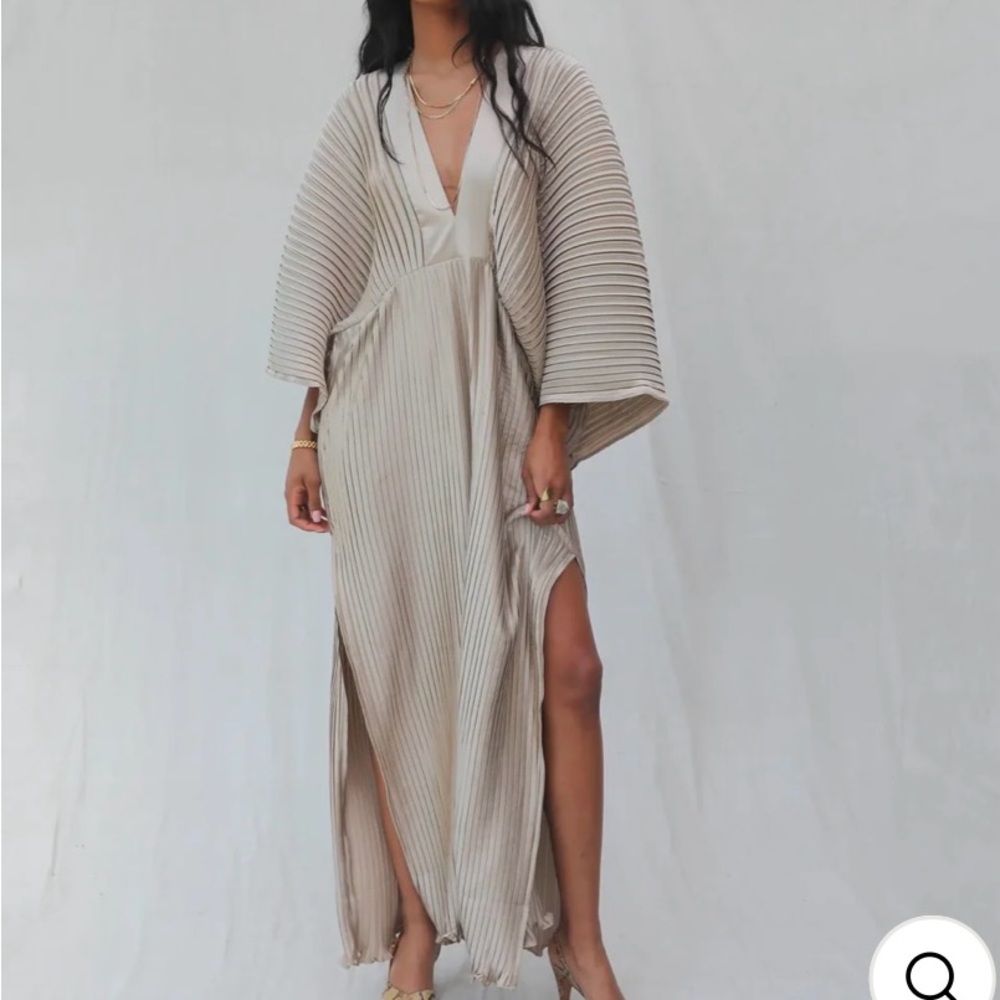 Jen's Pirate Booty Cream Maxi Dress
